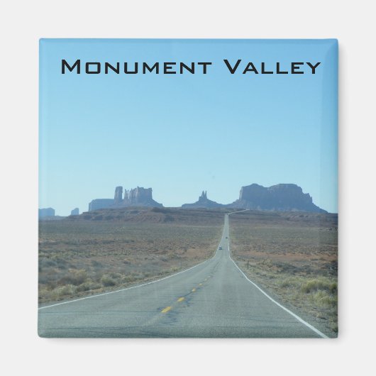 Weg naar Monument Valley Magneet (Voorkant)