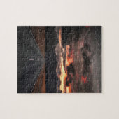 Weg naar Mountain Sunset Legpuzzel (Horizontaal)