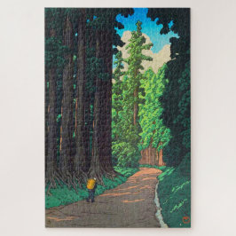 Weg naar Nikko door Kawase Hasui Japanse Kunst Legpuzzel