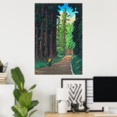 Weg naar Nikko door Kawase Hasui Japanse Kunst Poster (Thuiskantoor)