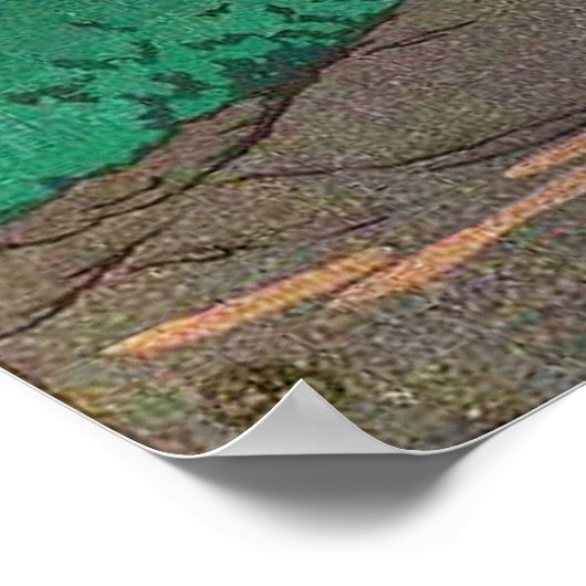 Weg naar Nikko door Kawase Hasui Japanse Kunst Poster (Hoek)