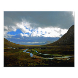 Weg naar Oban Foto Afdruk