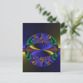 Weg naar oneindig briefkaart (Staand voorkant)