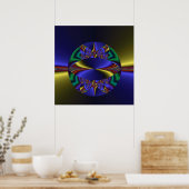 Weg naar oneindig poster (Keuken)