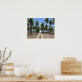 Weg naar paradijs Rangiroa Poster (Keuken)