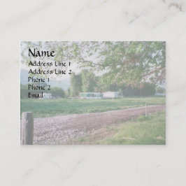 Weg naar Ranch Homes Visitekaartje