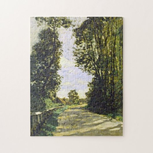 Weg naar Saint-Siméon Boerderij Monet Fine Art Legpuzzel (Verticaal)