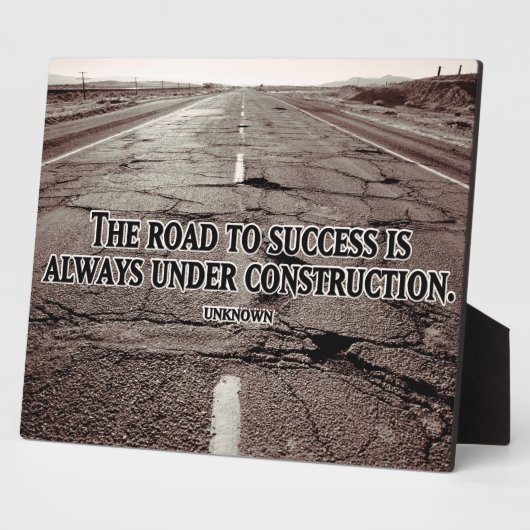 Weg naar succes fotoplaat (Zijkant)