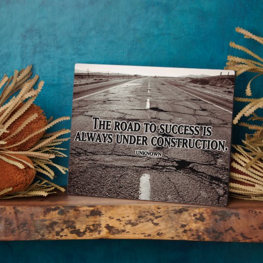 Weg naar succes fotoplaat (Zijkant)