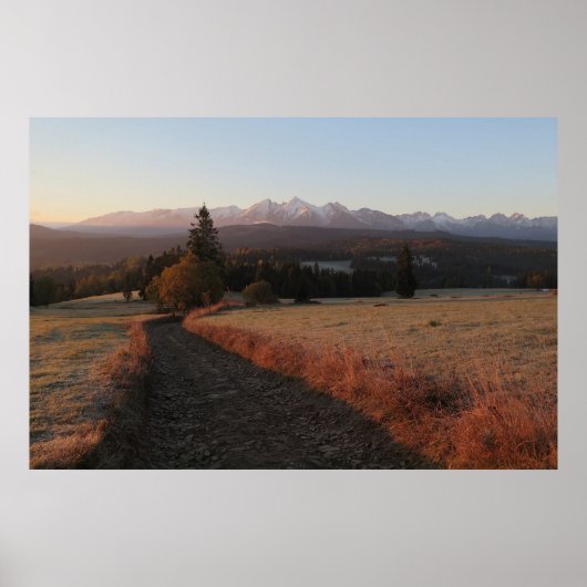 Weg naar Tatras Poster (Voorkant)