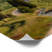 Weg naar Terrapille in het poster Toscane (Hoek)