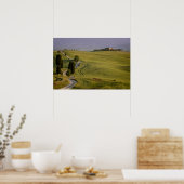 Weg naar Terrapille in het poster Toscane (Keuken)