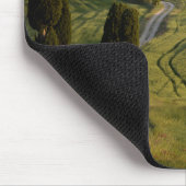 Weg naar Terrapille in Toscane mousepad Muismat (Hoek)