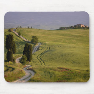 Weg naar Terrapille in Toscane mousepad Muismat