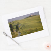 Weg naar Terrapille in Toscane rechthoekige sticke Sticker (Envelop)