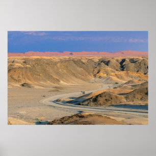 Weg Naar Thuis Door De Woestijn, Namib-Naukluft Poster