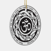 Weg naar Truth Devanagari Om Symbol Keramisch Ornament (Rechts)