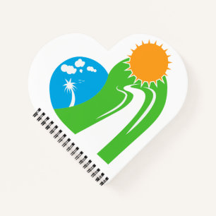 Weg Natuur Hart Notitieboek