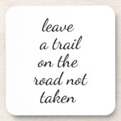 Weg niet-geharde plastic Onderzetter (Voorkant)