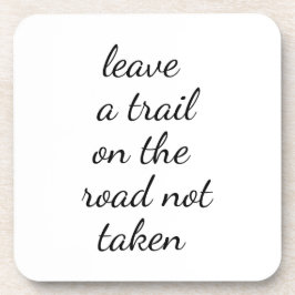 Weg niet-geharde plastic Onderzetter