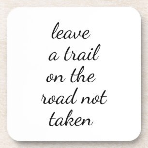 Weg niet-geharde plastic Onderzetter