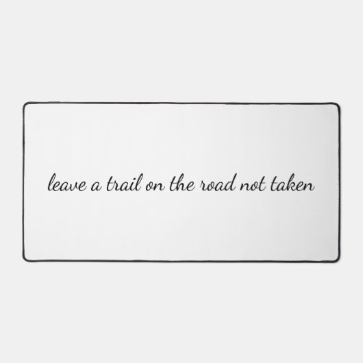 Weg niet genomen bureaumat (Voorkant)