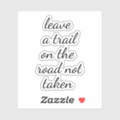 Weg niet op maat gesneden vinylSticker Sticker (Vel)