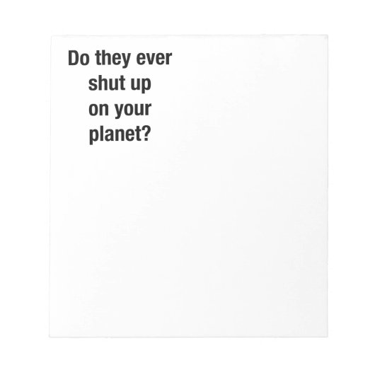 WEG! NOTITIEBLOK (Voorkant)