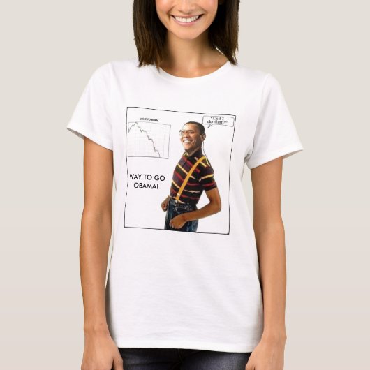 WEG OM OBAMA TE GAAN! T-SHIRT (Voorkant)
