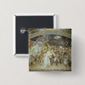 Weg om te Calvariëren Vierkante Button 5,1 Cm (Voorkant /achterkant)