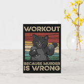 Weg omdat moord een verkeerde kattenkat is,  kaart (Gele Bloem)