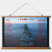 weg op de oceaan met beboste loodsen hangend wandkleed (Voorkant)