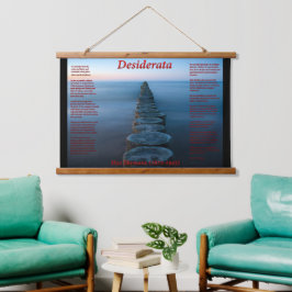 weg op de oceaan met beboste loodsen hangend wandkleed