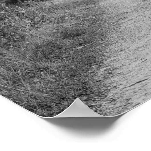 Weg pad poster (Hoek)