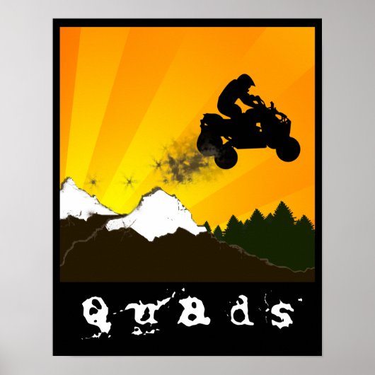 weg quads poster (Voorkant)
