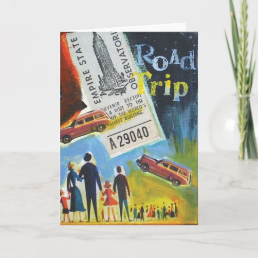 weg reis kaart (Voorkant)