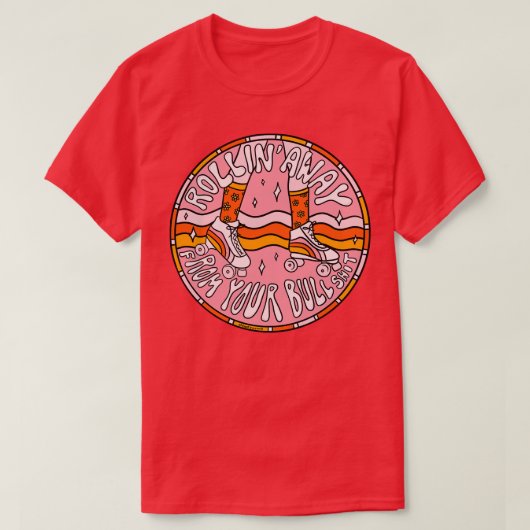 weg rollen t-shirt (Design voorkant)