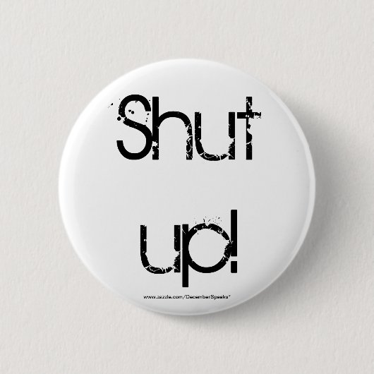 WEG! RONDE BUTTON 5,7 CM (Voorkant)