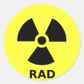 weg ronde sticker (Voorkant)