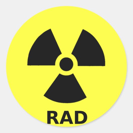 weg ronde sticker (Voorkant)