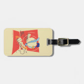 WEG RUNNER™ BEEP BEEP!™ - Zonnebeeld Bagagelabel (Voorkant horizontaal)