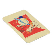 WEG RUNNER™ BEEP BEEP!™ - Zonnebeeld Magneet (Rechterzijde)