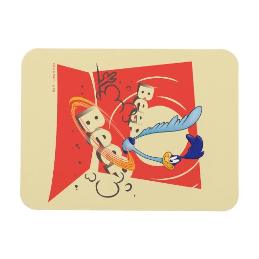 WEG RUNNER™ BEEP BEEP!™ - Zonnebeeld Magneet (Horizontaal)