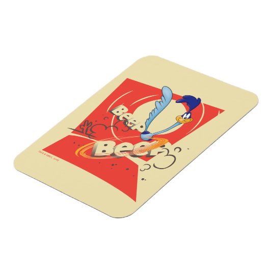 WEG RUNNER™ BEEP BEEP!™ - Zonnebeeld Magneet (Linkerzijde)