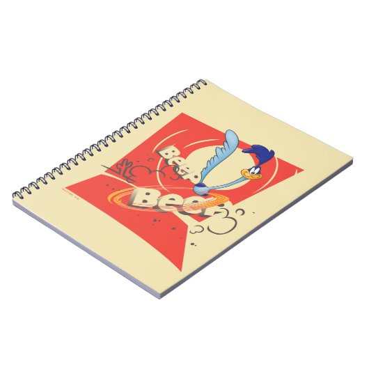 WEG RUNNER™ BEEP BEEP!™ - Zonnebeeld Notitieboek (Linkerzijde)