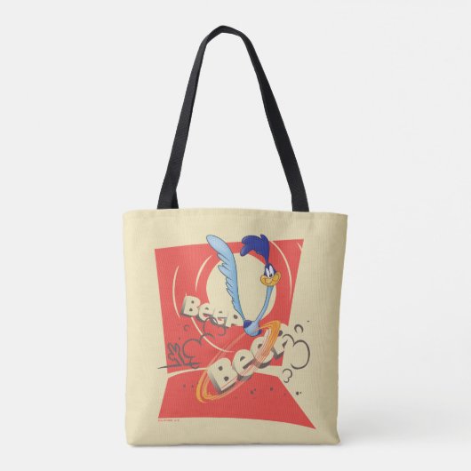 WEG RUNNER™ BEEP BEEP!™ - Zonnebeeld Tote Bag (Achterkant)