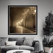  weg Sepia Scene 1930s Fantasy Poster