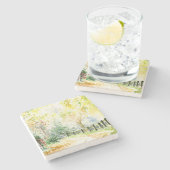 weg stenen onderzetter (Zijkant)