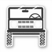 weg sticker (Voorkant)