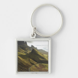 Weg stijgend naar The Quiraing, Isle of Skye, Sleutelhanger